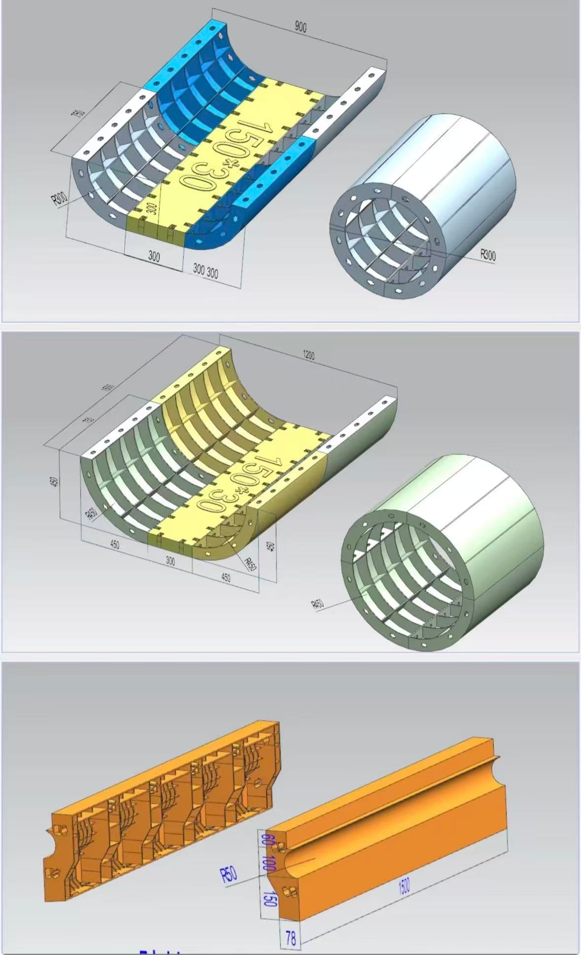 ABS Adjustable Square Column